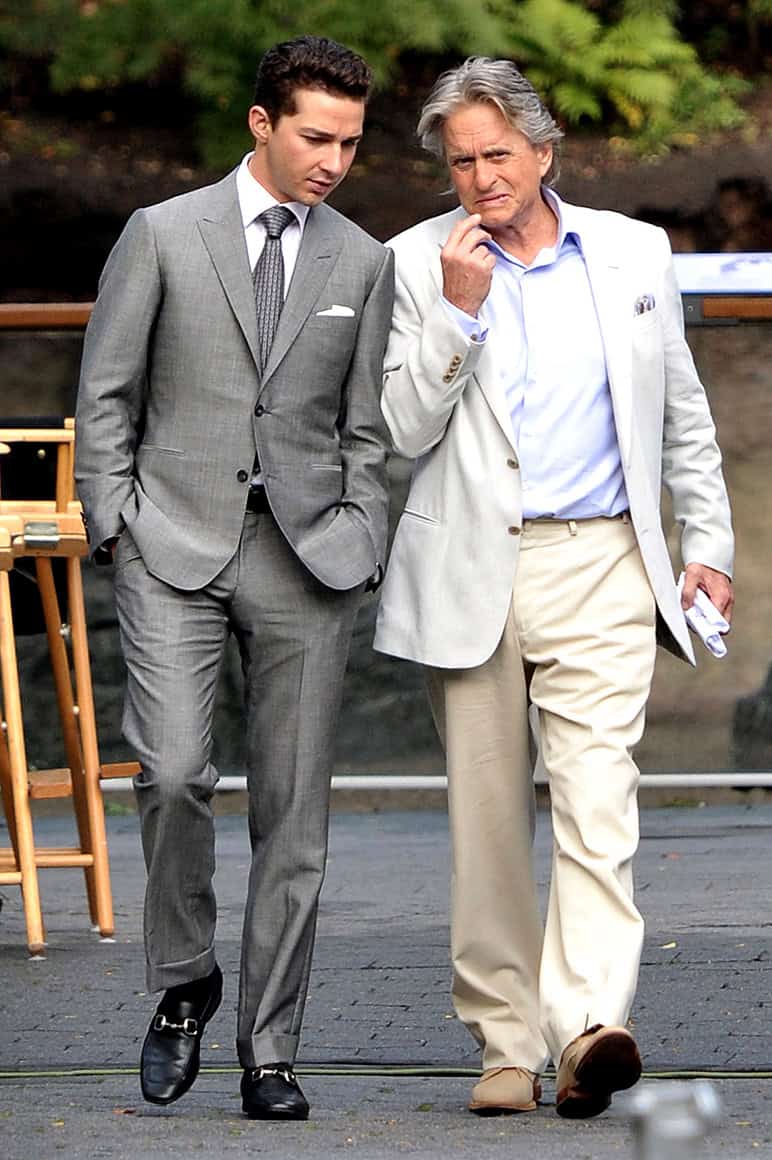 Wall Street Style - Featuring The Iconic Gordon Gekko: shia lebeouf