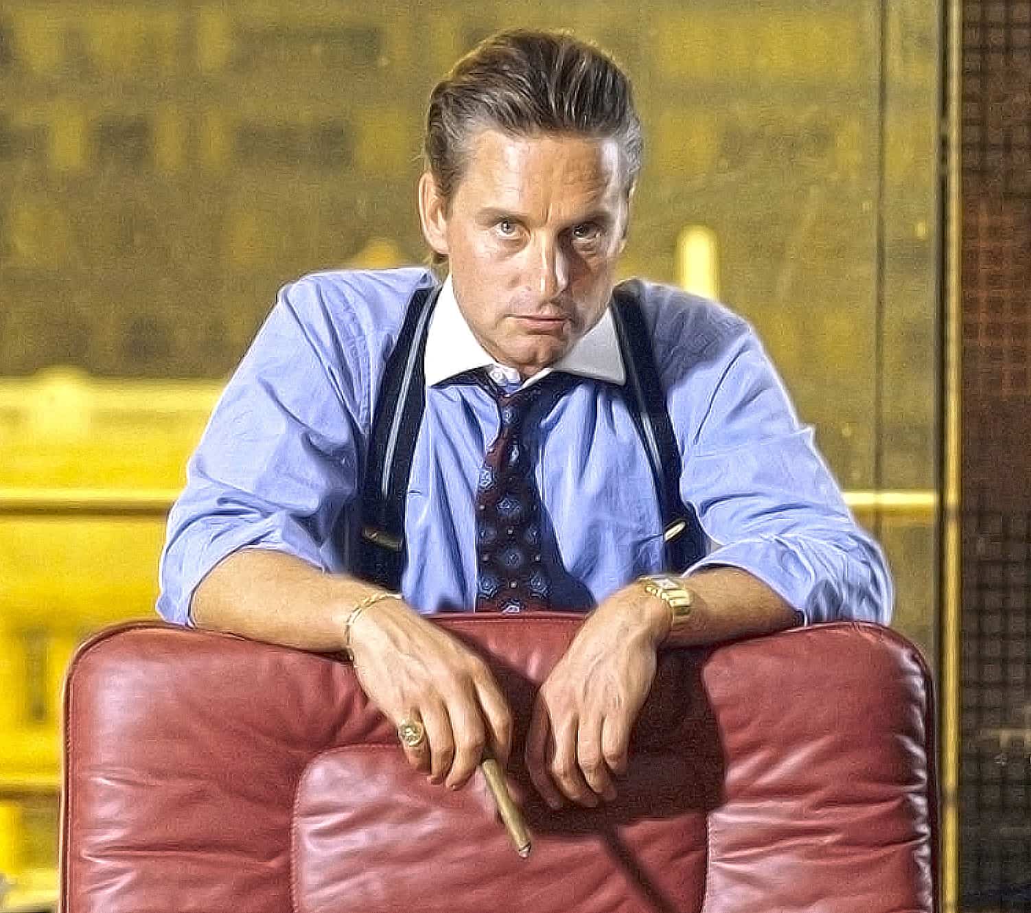Wall Street Style - Featuring The Iconic Gordon Gekko: cigars