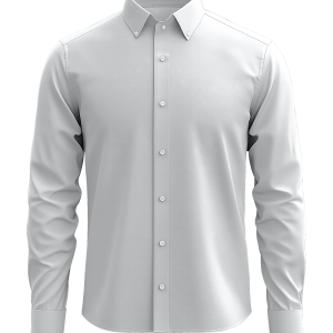 Tiffany White Poplin Dress Shirt – 100% Cotton Easy Care